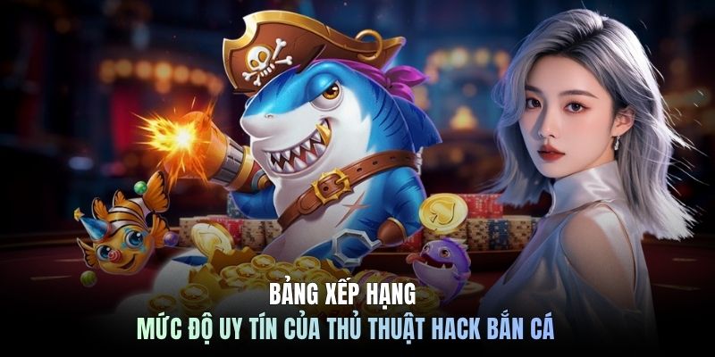 Bảng xếp hạng mức độ uy tín của thủ thuật hack bắn cá