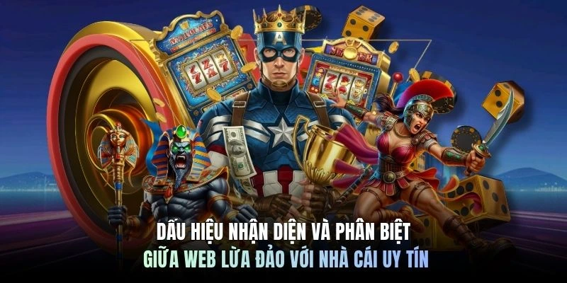 Dấu hiệu nhận diện và phân biệt giữa web lừa đảo với nhà cái uy tín
