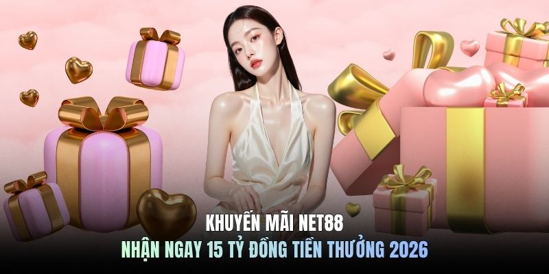 Khuyến Mãi NET88 - Nhận Ngay 15 Tỷ Đồng Tiền Thưởng 2026