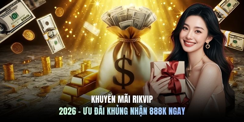 Khuyến Mãi RIKVIP 2026 - Ưu Đãi Khủng Nhận 888K Ngay