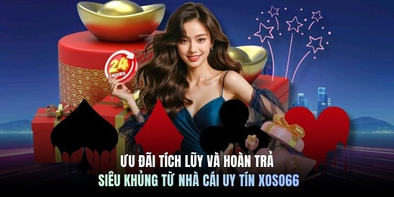 Ưu đãi tích lũy và hoàn trả siêu khủng từ nhà cái uy tín XOSO66